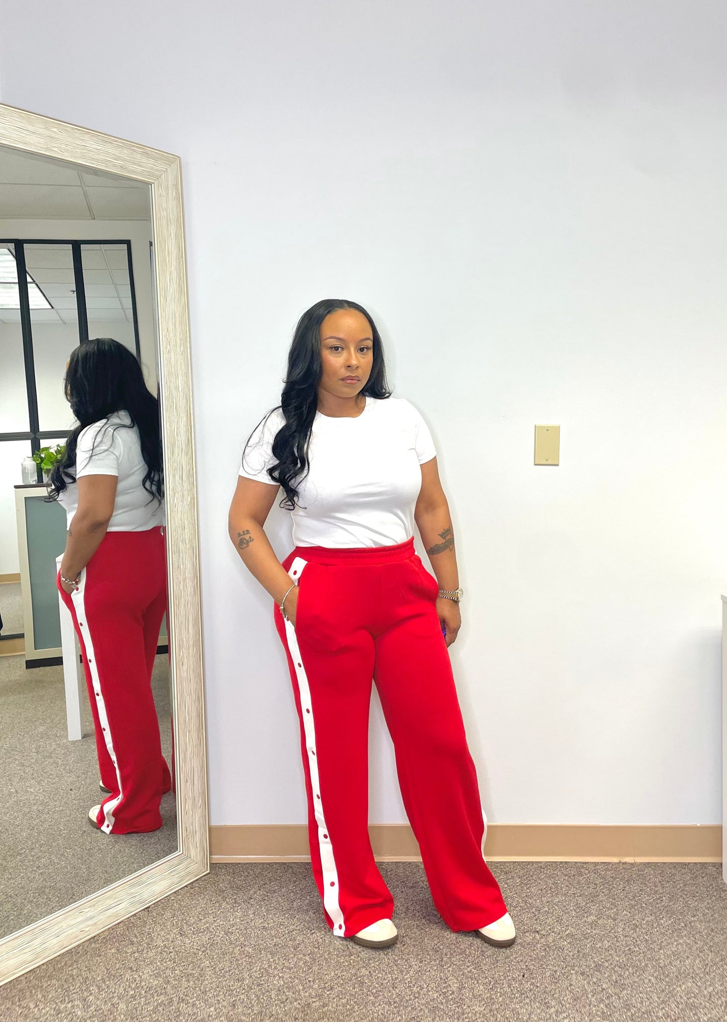 Malani Joggers Red